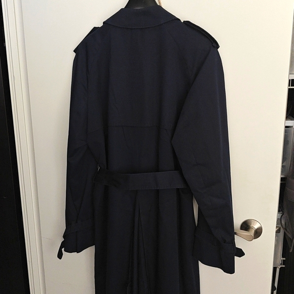 Aquascutum Navy Blue Vintage Trench 38 - Picture 3 of 9